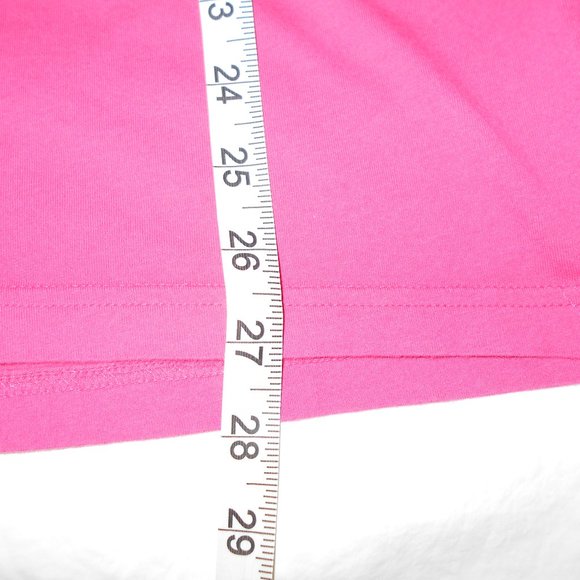 Aeropostale Crew T-Shirt L Tie Dye Hot Pink White - Picture 12 of 16